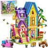 HOGOKIDS Casa dell'Apicoltura e della Pasticceria con Luce LED - Set di Costruzione da 1084 Pezzi Friends, Gioco di Ruolo, Regalo di Compleanno o Natale per Bambini Ragazze Ragazzi 8-12+ Anni