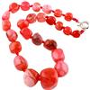 Treasure Bay TreasureBay - Splendida collana da donna con pietre di agata e nessuno, colore: rosa, cod. TBGEM01
