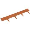 Zanvic Prosperplast Border Crepd Ibwi per giardino in plastica 390 x 390 x 18,65 cm in terracotta