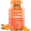Novomins Curcuma e Zenzero, 200 mg, 60 Gommose, Novomins