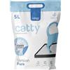 Funhobby Italia Srl AQPET Catty Lettiera al silicio Cristalli per Gatto 5 Lt a Gel di silice Profumo Neutro Super Assorbente