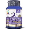 Colours Of Life Night Formula - Integratore Di Melatonina, Valeriana, Passiflora E Melissa - 30 Capsule Vegetali