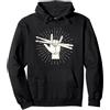 Music maker tees Maglietta musicale Drummer Drum Sticks Felpa con Cappuccio