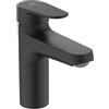 Ideal Standard - Alu+ Miscelatore da lavabo, 120 mm proiezione del beccuccio, Raddrizzatore di flusso, risparmio d'acqua, tecnologia Blue Start, FirmaFlow, elementi principali in alluminio, Nero opaco