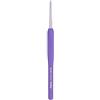 Tulip Etimo Murasaki Uncinetto - Uncinetto Ergonomico in Alluminio con Impugnatura Softgrip, Leggero e Punta Liscia per Tutti i Tipi di Filato, Manico Viola, 3.00mm - 1 Pezzo