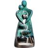 ZONSUSE Bruciatore di Incenso a Cascata Amanti, divertente porta incenso statua,Bruciatore Incenso in Ceramica Lover Reflow, Decorazioni di San Valentino Anniversario Regali di San Valentino (Lover)