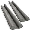 COM-FOUR® 2x paraspifferi per la porta - guarnizione inferiore della porta - paraspifferi con doppia guarnizione - protezione da correnti d'aria e rumore - 86 cm