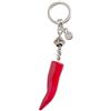 Italysmani Portachiavi Corno Portafortuna Fatto a Mano con Gobbetto - Made in Italy - Italian Lucky Horn