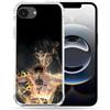 Cokitec Cover rinforzata per iPhone 16e Manga One Piece Ace Nero