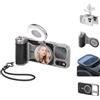 AFAITH Master Grip Kit per iPhone 17 Pro,Impugnatura Magnetica per Smartphone con Luce Selfie e Filtri UV,Creator kit Integrata 3200mAh Batteria,Ricarica Wireless,Custodia in Grafene Vlog/Selfie/Shooting