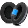 WC Freeze per Arctis Nova - Cuscinetti sostitutivi in gel di raffreddamento per tessuto ibrido per Arctis Nova Pro Wired, Nova 7, 5, 4, 3, 1 - Prodotto da Wicked Cushions | Black