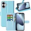 Fertuo Cover per iPhone 17, Custodia Portafoglio Cover a Libro in Pelle Flip Case con Silicone Bumper, Fibbia Magnetica, Porta Carte, Kickstand, per iPhone 17, Blu