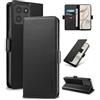 Yunubeyii Cover Libro per Honor 400 Smart,Nero | Blocco RFID,Luxury PU Pelle,Portafoglio,Card Holder,Magnetic Phone Custodia,Kickstand,Protettiva,Antiurto