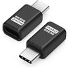 Seminer Adattatore USB C 80Gbps (2 Pack), USB4.0 Tipo C da Maschio a Femmina Connettore di Trasferimento Dati Compatibile con iPhone 16/15, Samsung, MacBook e altri Dispositivi USB-C