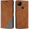 SONWO Cover per Google Pixel 4A 4G Custodia, Flip Caso in PU Pelle Case Cover Premium Portafoglio Custodia per Google Pixel 4A 4G, Slot per Schede, Supporto Stand, Marrone