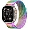 SOLOLUP Milanese Magnetico Ricambio Cinturino per Apple Watch Ultra 3/2 Band 49mm 46mm 45mm 44mm 42mm 41mm 40mm 38mm Uomo,Milanaise Loop Metallo Cinturini per Apple Watch Series 11 10 9 8 7 6 5 4 3 SE 3/2nd