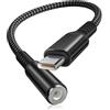 BASESAILOR Adattatore USB C a Jack 3.5mm,Connettore Cuffie DAC Tipo C 3,5mm Aux Audio per iPad Pro 11 12.9 Air 4 5 Mini 6 Generazione,Samsung Galaxy Z Flip Fold 5,A54 A55 A56,S25 S24 S23 S22 S21,W23