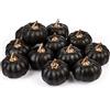 Whaline 12 zucche artificiali vintage, raccolte realistiche, zucche in schiuma finta per autunno, Halloween, casa, feste, Ringraziamento, casa, casa, casa, casa, casa, cucina, matrimonio, decorazione
