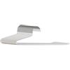 Relaxdays Appendiabiti per Pantaloni, Set da 20, Antiscivolo, salvaspazio, HBT: 17,5 x 35 x 0,5 cm, Appendiabiti, Bianco