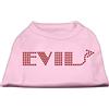 Mirage Pet Products Mirage Evil - Camicia per cani con strass, taglia XL, colore: Rosa chiaro