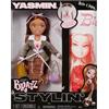 Bratz Stylin' Yasmin - Bambola Fashion con Maglietta Personalizzabile, Dotata di Accessori, Giocattoli Carini per Ragazze