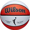Wilson Pallone da Basket WNBA AUTHENTIC SERIES, Utilizzo Outdoor, Gomma Tackskin, Misura: 6, Marrone/Bianco