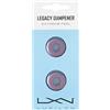 Luxilon Wilson Luxilon WRZ538000 Antivibrazioni Legacy Dampener, per Racchetta da Tennis, Lila, 2 Unità