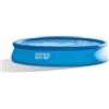 Intex 28158NP - Piscina Fuori Terra Easy Set Rotonda, Pompa Filtro 2006 L/h, 9729 L, PVC, Azzurro, 457x84 cm