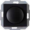 Kopp Athenis 842950082 - Dimmer a LED, per lampade a incandescenza, alogene, 230 V, taglio di fase, RL 20-250 W/VA, LED 3-35 W, 230 V, 50 Hz, colore nero, superficie opaca