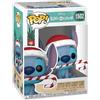 Funko Pop! Disney: Holiday - Stitch with Candy Cane - Lilo And Stitch - Figura in Vinile da Collezione - Idea Regalo - Merchandising Ufficiale - Giocattoli per Bambini e Adulti - Movies Fans