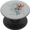 Star Wars Millennium Falcon Schematic PopSockets PopGrip Adesivo