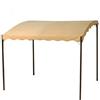 Vacchetti Pergola da Giardino in Acciaio 2,5x3m Adami Georgia Beige di Vacchetti