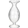 Talking Tables Vaso in vetro trasparente per fiori, altezza 12 cm, collo affusolato per decorare la casa, davanzale, regalo per lei o lui, centrotavola per matrimoni per decorazioni da tavola, realizzato da Talking