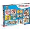 Clementoni - 20270 - Supercolor Puzzle Paw Patrol - Puzzle 10 In 1 Con 10 Immagini Diverse (3 Puzzle Da 18, 4 Puzzle Da 30, 2 Puzzle Da 48 e 1 Puzzle Da 60 Pezzi), Puzzle Bambini 4 Anni, Made In Italy