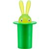 Alessi - ASG16 GR - Magic Bunny Portastuzzicadenti in resina termoplastica, verde.