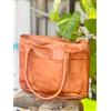 Fatto a mano Borsa da donna 14" in vera pelle di capra affidabile shopping fatta a mano