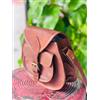 Fatto a mano Borsa hippie a tracolla da donna messenger vintage in vera pelle di capra 7x9...