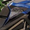 Resin Bike Adesivi Moto Compatibile con Triumph Tiger 1200 GT Pro 2022-2025. Protezioni Laterali Serbatoio da Urti e Graffi. Adesivi Resinati con Effetto 3D Made in Italy