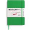 LEUCHTTURM1917 372618 Agenda settimanale e taccuino medio (A5) 2026, 18 mesi 07.2025-12.2026, copertina rigida, Spring Leaf, Tedesco