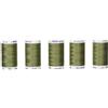 Mettler 10450-0785 No. 50 Filo Bobina 5-Pack Seta Finitura 500m