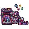 ergobag cubo set zaino scolastico ergonomico classico 5 pezzi prima elementare