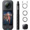 Insta360 X5 Pack Protezioni Lenti - Camera Impermeabile 8K 360º, Superba in Bassa Luce, Selfie Stick Invisibile, Obiettivi Sostituibili, Autonomia 3 ore, Audio Nitido, Stabilizzazione