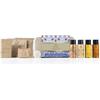 Prija Spa Renewal Travel Care Kit Luxury Travel Essentials Mini Toiletries Set for Hair & Body Fortifying Shampoo Shower Gel, Bath Foam, Lotion, Soap, Hand Cream, Lip Balm TSA Carry-On