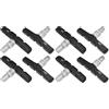 Pastiglie Freno V-Brake BAYLI Per Bici, 70mm, Blu, 2 Paia (4 Pastiglie) Con Gommini