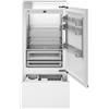 BERTAZZONI REF905BBRPTT/24 Frigorifero Combinato, Incasso, 90 cm, Serie Heritage, Panel Ready, FlexMode, Right Swing Door, Nuova Classe E