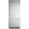 BERTAZZONI REF905BBRXTT/24 + 901463 Frigorifero Combinato, Incasso, 90 cm, Acciaio Inox, Serie Master, FlexMode, Nuova Classe E