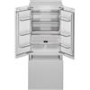 BERTAZZONI RFD90S5FPNS/24 Frigorifero French Door, Incasso, 90 cm, Panel Ready, Serie Heritage, Ice-Maker, Distributore d'Acqua, 389L Frigorifero, 157L Congelatore, Total No-Frost, Nuova Classe E