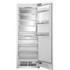 BERTAZZONI RLD75S5FPNS Colonna Frigorifero, Incasso, 75 cm, Porta Pannellata, Panel Ready, Serie Master, Dispenser Acqua Interno, NO Frost, 470 L