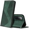 ZONNAVI Cover per Samsung Galaxy S20 Fe, Flip Custodia Pelle PU con [Slot Cart] [Magnetica], Cover a Libro Portafoglio per Samsung S20 Fe (Verde)