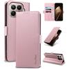 Yunubeyii Cover Libro per Xiaomi 15T Pro - [Blocco RFID] Luxury PU Leather Portafoglio Card Holder Magnetic Phone Custodia con Kickstand, Cover Protettiva Antiurto, Rosa